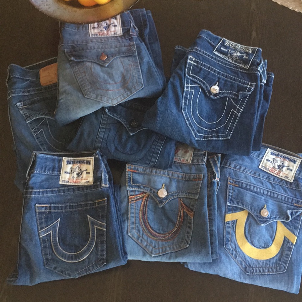 True Religion Men’s Jeans sizes 33, and 34